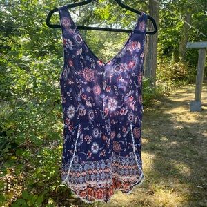 Aqua Colorful Romper